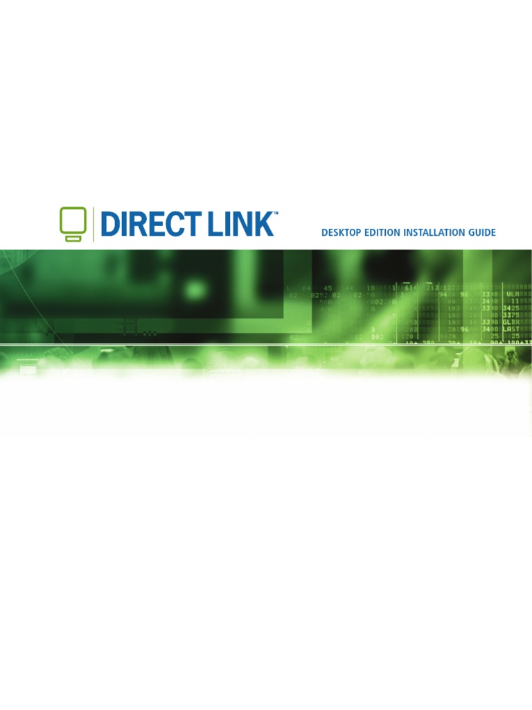 Direct Link Desktop Installation Guide | PDF | Installation (Computer ...