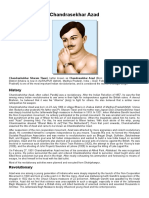 Chandrasekhar Azad, Indian Revolutionary Who Fought British Rule