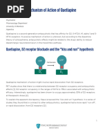 Mechanism of Action of Quetiapine