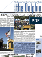 SUBASE Remembers 9/11 Victims: NWU Mandatory Wear Date Nears
