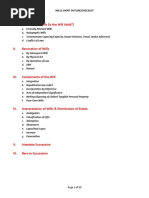 Bar Prep - Outline - Wills - Short