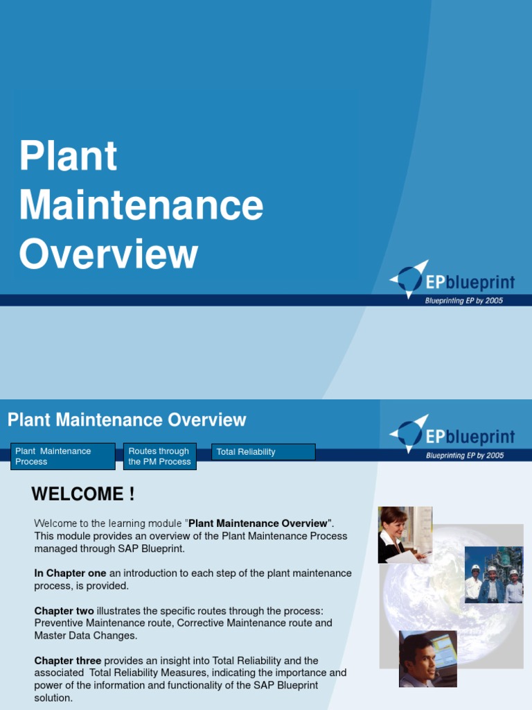 SAP Plant Maintenance Process Overview | PDF | Reliability Engineering ...