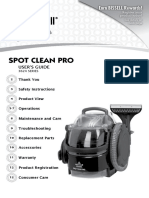Spot Clean Pro: User'S Guide