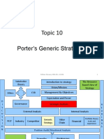 Topic 10 Porter's Generic Strategies