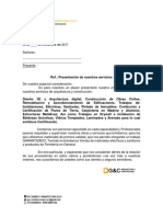 CARTA de Presentacion G & C