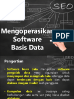 Mengoperasikan Software Basis Data