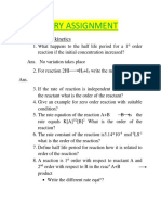 Chemistry Assignment1