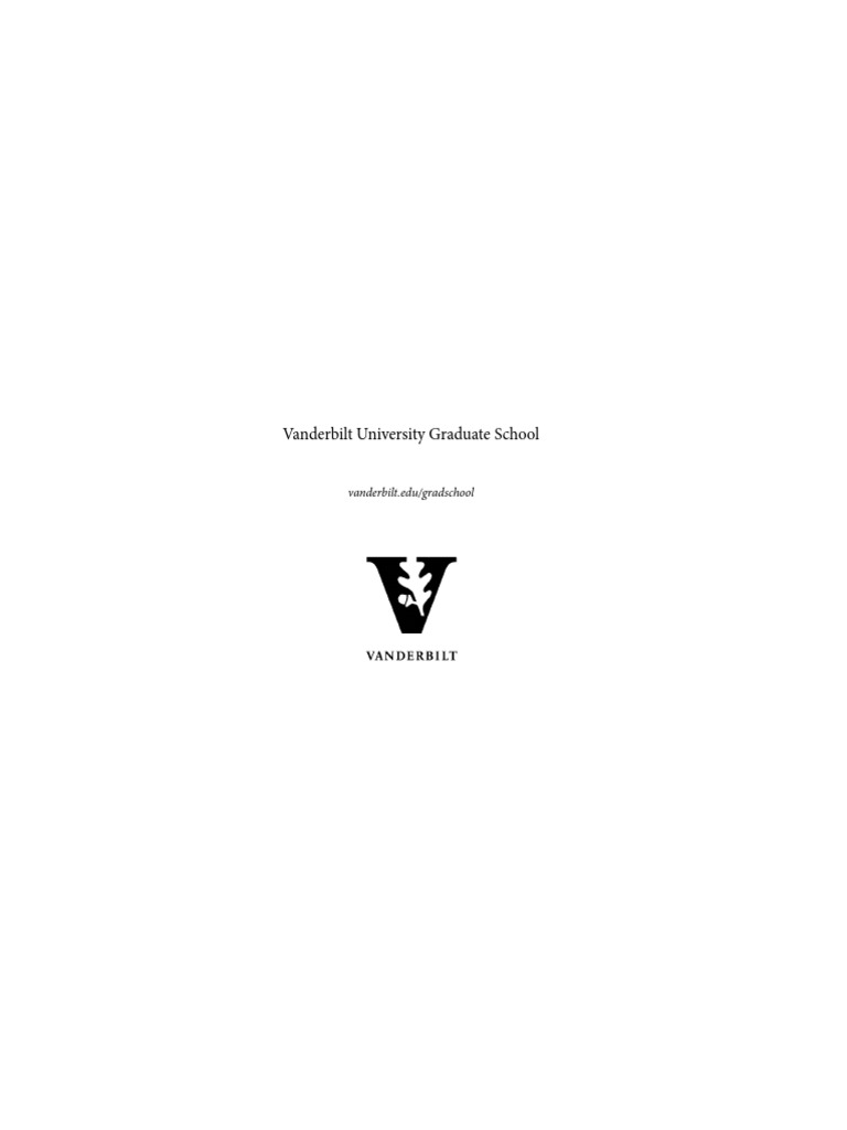 Graduate Vanderbilt Handbook | PDF | Graduate School | Postgraduate  Education