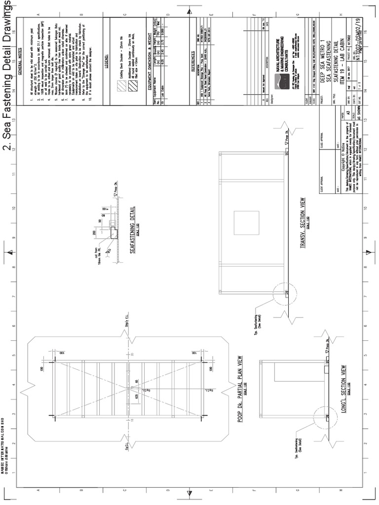 Sample Cleat For 20Ft Seafastening | PDF | Shipping | Watercraft