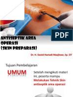 Tehnik Skin Antiseptik Dr. H. David Hariadi M, SP - Ot RSUD AWS