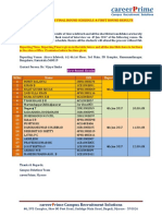 Akuva Infotech Final Round Schedule & First Round Results: Page 1 of 1