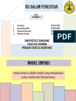 Model Empiris Dalam Penelitian