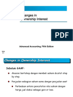 Changes in Ownership Interest: Advanced Accounting, Fifth Edition