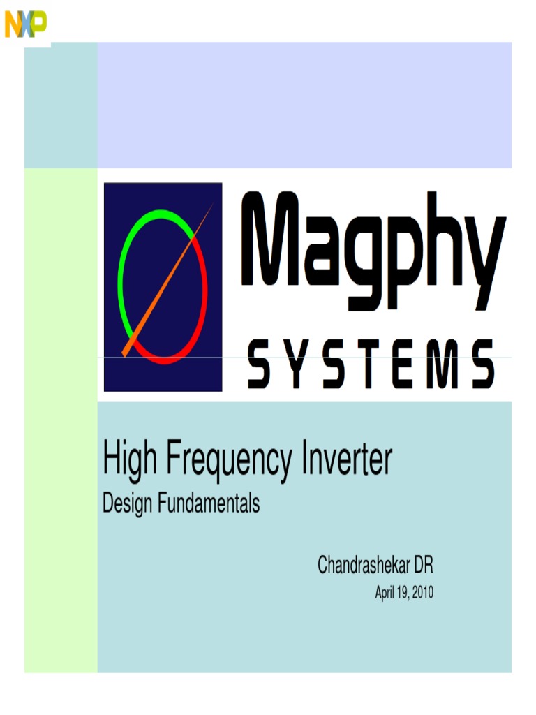 High Frequency Inverter Design Guide | PDF | Power Inverter | Transformer