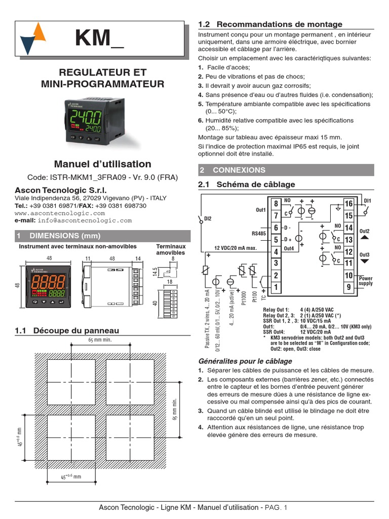 TF01 Transmetteur de Température via Réseau LAN