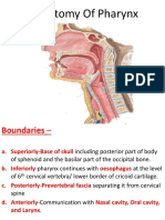 ANATOMY OF PHARYNX (39 CHARACTERS