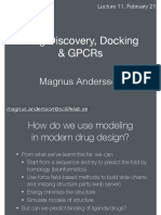 Drug Discovery, Docking & GPCRS: Magnus Andersson