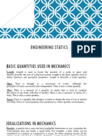 Engineering Statics: Quaid-e-Azam College of Engineering & Technology