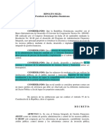 Decreto Sigef