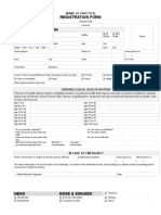 Pranic Healing Patient Record Form