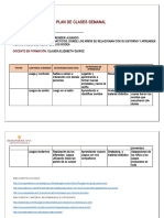 Plan de Clases II