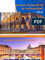 Patrimonio Cultural de La Humanidad Italia