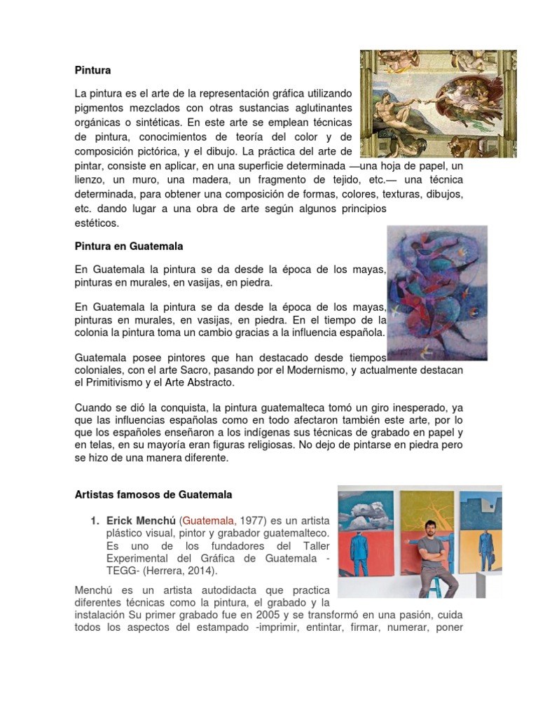 Pintura 1 | PDF | Pinturas | Medios de arte
