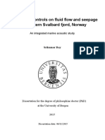 Geological Controls On Fluid Flow and Seepage in Western Svalbard Fjord, Norway