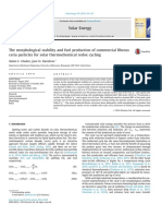 Gladen2016-The Morphological Stability and Fuel Production of Commercial Fibrous