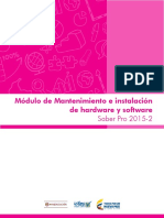 Guia de Orientacion Modulo de Mantenimiento e Instalacion de Hardware y Software Saber Pro 2015 2 PDF