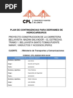  Plan de Contingencia Para Derrames de HidroCarburos