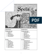 Cleric and Wizard Spell Guide