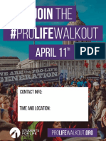 #ProLifeWalkout Flyer 1
