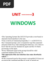 UNIT - 3: Windows