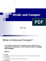 Divide and Conquer (Yan Gu)