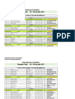 Programación de Examen Final s3 2017-I