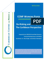 De-Risking and Its Impact CCMF Working Paper