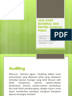 Jasa Audit Eksternal Dan Profesi Akuntan Publik