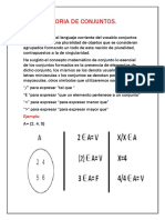 Teoria de Conjuntos.