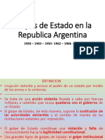 Golpes de Estado en La Republica Argentina