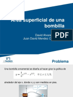 Área Superficial de Una Bombilla