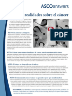 Mitos y Realidades Sobre El Cancer