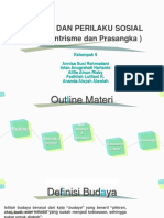 Budaya Dan Perilaku Sosial (Etnosentris, Prasangka)