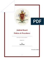 Judicial Board Policies and Procedures