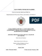 Caracterización de La Contaminación Por PM