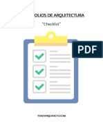 Portafolios de Arquitectura Checklist