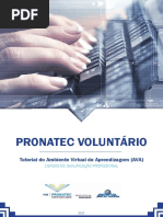 Tutorial AVA Cursos Livres Pronatec
