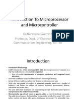 Introduction To Microprocessor and Microcontroller