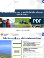 Estrategia Nacional de Erradicación de Al Pobreza en Ecuador