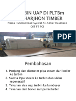 Turbin Uap Di Pltbm Pt Harjhon Timber